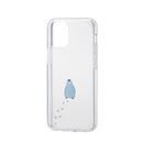 iPhoneケース アップルマーク リンゴマーク 背面クリア 透明 ペンギン iPhone 12 mini