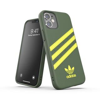 iPhone 12 mini (5.4インチ) ケース adidas Originals SAMBA FW20 Wild Pine/Acid Yellow iPhone 12 mini