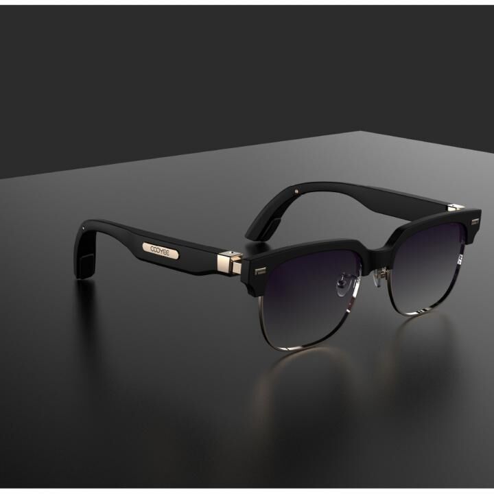 眼鏡とサングラスで切り替え！骨伝導で音楽再生、通話可能なスマート眼鏡サングラスGeeBona-X1_0