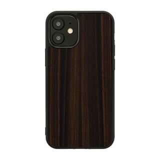 iPhone 12 mini (5.4インチ) ケース Man & Wood 天然木ケース Ebony iPhone 12 mini