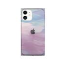 AKAN ソフトスクウェアケース purple pastel iPhone 12 mini