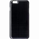 アトモスフィア デザインハードケース メタル風ブラック iPhone 6 Plusケース