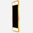 鮮やかなカラーリング 染 ソフトバンパー 橙 iPhone 6バンパー