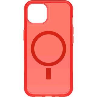 iPhone 13 ケース OtterBox SYMMETRY PLUS CLEAR for MagSafe RED iPhone 13