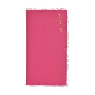 iPhone 12 mini (5.4インチ) ケース rienda スクエア手帳/Gentle Flower/ピンク iPhone 12 mini