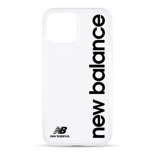 iPhone 12 / iPhone 12 Pro (6.1インチ) ケース New Balance TPUクリアケース/縦ロゴ/ブラック iPhone 12/iPhone 12 Pro