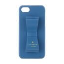 LANVIN en Bleu Slim Wrap Case Stand & Ring Ribbon Navy iPhone SE 第3世代/SE 2/8/7
