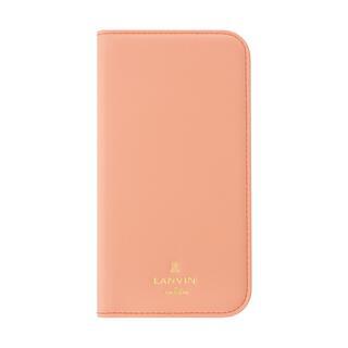 iPhone 12 / iPhone 12 Pro (6.1インチ) ケース LANVIN en Bleu Folio Case 2 Tone Red × Peach Pink iPhone 12/12 Pro