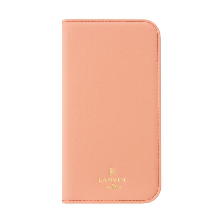 LANVIN en Bleu Folio Case 2 Tone Red × Peach Pink iPhone 12/12 Pro_0