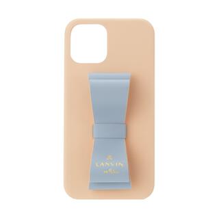 iPhone 12 mini (5.4インチ) ケース LANVIN en Bleu Slim Wrap Case 2 Tone Baby Blue × Beige iPhone 12 mini
