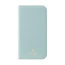 LANVIN en Bleu Folio Case 2 Tone Baby Blue × Pastel Blue iPhone 12 mini