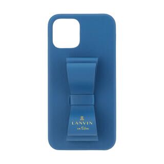 iPhone 12 Pro Max (6.7インチ) ケース LANVIN en Bleu Slim Wrap Case Stand & Ring Ribbon Navy iPhone 12 Pro Max