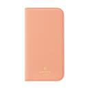 LANVIN en Bleu Folio Case 2 Tone Red × Peach Pink iPhone 12 mini