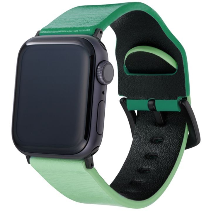 GRAMAS at OnceG.Leather Watchband、AppleWatch 45/44/42mm Green【10月中旬】_0