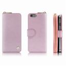 お財布付き手帳型ケース Zipper ピンク iPhone 6s Plus/6 Plusケース