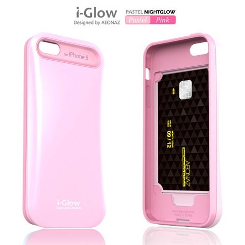 iPhone SE/5s/5 ケース i-Glow Pastel Case with TCS  iPhone 5_0