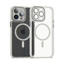 miak（ミアック） レンズガード一体型MagSafe対応クリアケース for iPhone 15 Pro スモーキークリア