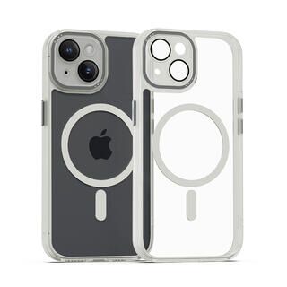 iPhone 15 (6.1インチ) ケース miak（ミアック） レンズガード一体型MagSafe対応クリアケース for iPhone 15 スモーキークリア