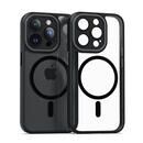 miak（ミアック） レンズガード一体型MagSafe対応クリアケース for iPhone 15 Pro ブラック