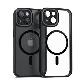 iPhone 15 Plus (6.7インチ) ケース miak（ミアック） レンズガード一体型MagSafe対応クリアケース for iPhone 15 Plus ブラック