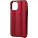 GRAMAS COLORS Rib-Slide Hybrid シェルケース Red iPhone 12 mini