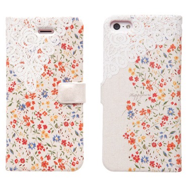 iPhone SE/5s/5 ケース iPhone SE/5s/5 手帳型ケース Blossom Diary オレンジ_0
