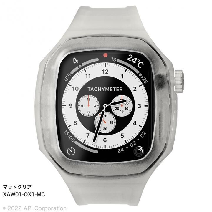 EYLE OCTLUX Apple Watch Band Case 45mm S8/7/6/5/4/SE Matte Clear_0