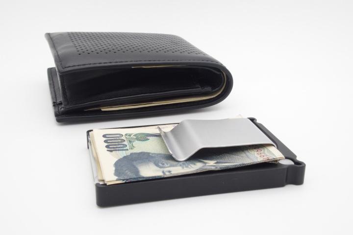 Decadent Minimalist アルミ財布/カードホルダー マネークリップ付属 ブラック/12カードタイプの人気通販