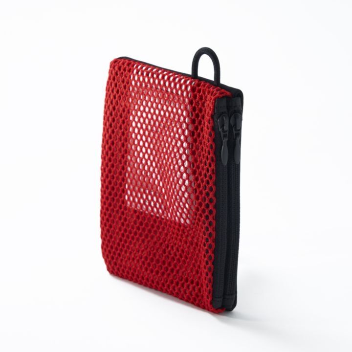AMARIO A/WS MESH POUCH レッド_0