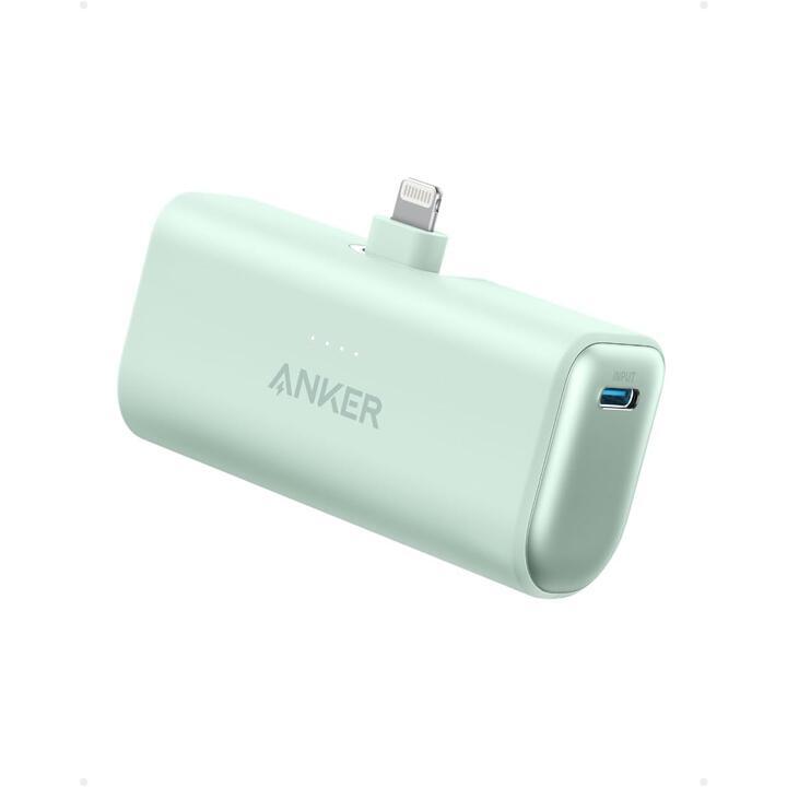 Anker Nano Power Bank 12W Built-In Lightning Connector グリーンの