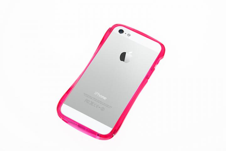 iPhone SE/5s/5 ケース CLEAVE Bumper  iPhone5 Crystal Edition Passion Pink_0