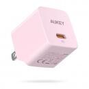 AUKEY(オーキー) USB充電器 Minima 30W PD対応 折りたたみ式 [USB-C 1ポート] ライトピンク