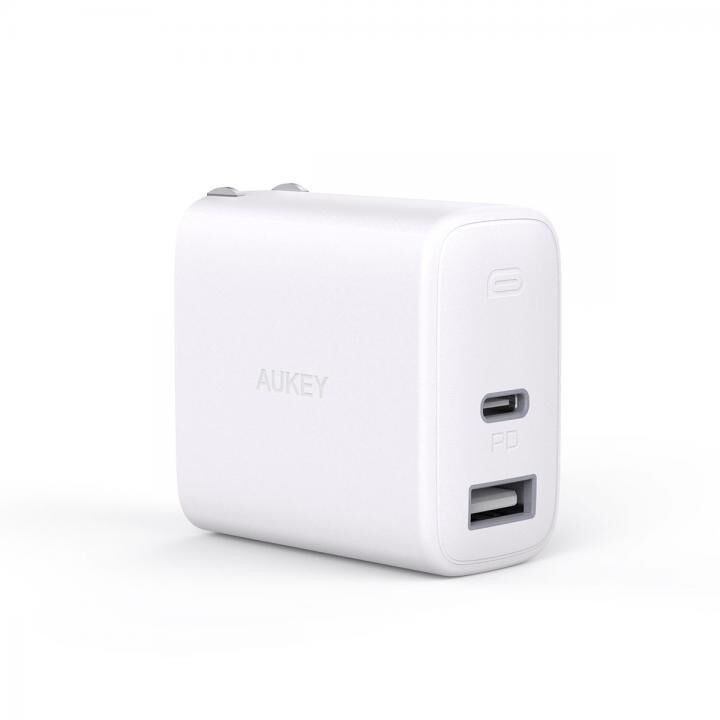 AUKEY(オーキー) USB充電器  Swift Mix 38W PD対応 [USB-A 1ポート/USB-C 1ポート] ホワイト_0