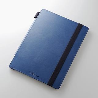 4段階調節スタンド ソフトレザーケース ブルー 12.9インチiPad Pro