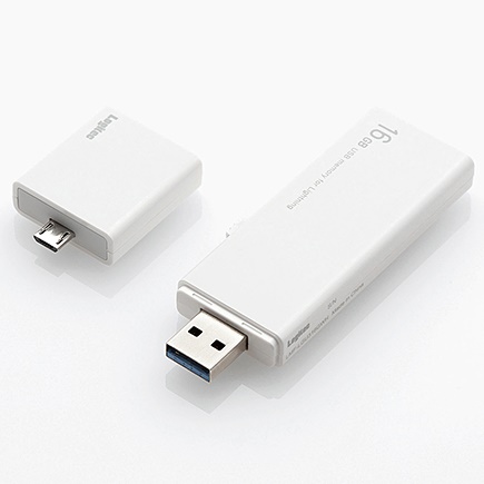 LightningUSBメモリ USB3.0 microUSB変換付16GB_0