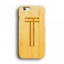 kibaco 天然竹ケース アルファベットT iPhone 6ケース