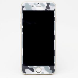 iPhone6s Plus/6 Plus フィルム [0.33mm]Deff 強化ガラス 全面保護 迷彩/雪原 iPhone 6s Plus/6 Plus