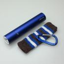 [2200mAh]e-kairoStick 充電式カイロ+予備バッテリー+LEDライト ブルー