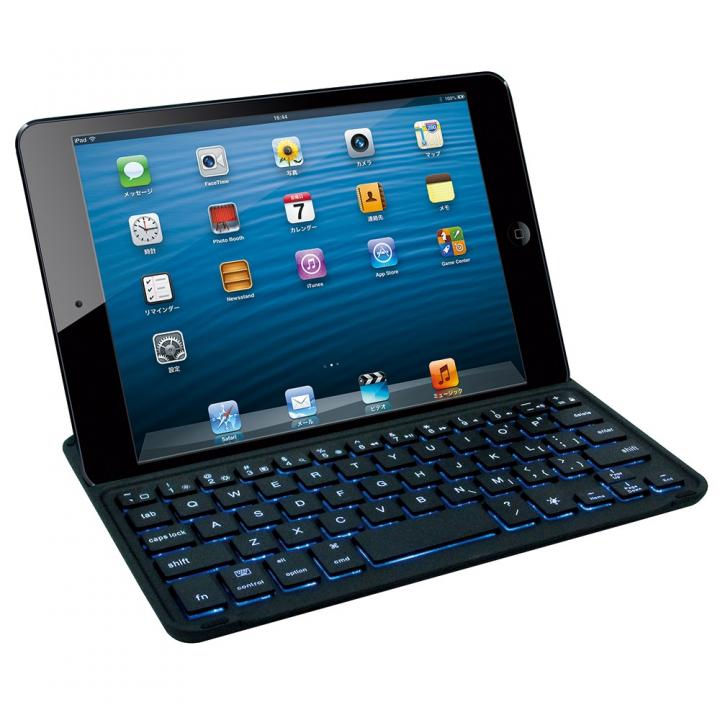 Bluetoothキーボード バックライト搭載アルミカバー iPad mini_0