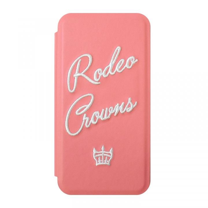 iPhone XS/X ケース RODEO CROWNS インサイド 手帳型ケース ピンク iPhone XS/X_0