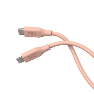 CIO シリコンケーブル USB-C to Lightning 1m ピンク