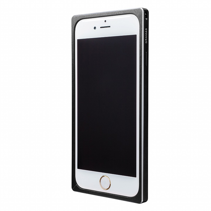 iPhone6s/6 ケース GRAMAS ストレートメタルバンパー ブラック iPhone 6s/6_0