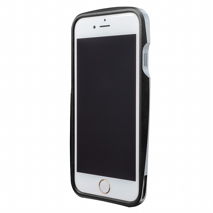 iPhone6s/6 ケース GRAMAS ラウンドメタルバンパー ブラック iPhone 6s/6_0