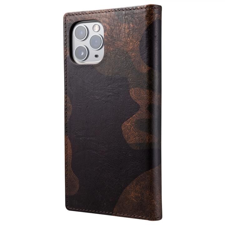 iPhone 11 Pro/XS ケース Desert Storm Genuine Leather Book Case for iPhone 11 Pro/XS/X_0