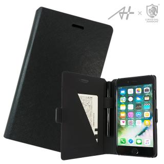 iPhone7 ケース [A+×CRYSTAL ARMOR]Su-Penホルダー付き手帳型ケース Special Edition ブラック iPhone 7