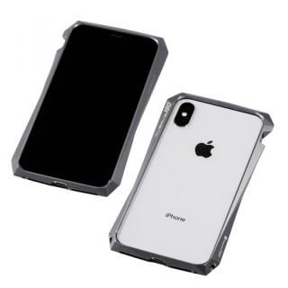 iPhone XS/X ケース Deff CLEAVE Aluminum Bumper 180 グラファイト iPhone XS/X【10月中旬】
