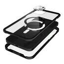 Monolith Magnetica Magsafe対応前面ゴリラガラス+アルミバンパー ブラック iPhone 14 Plus