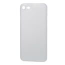 memumi Slim Case 極薄0.3ミリ 超軽量 Solid Trans White iPhone SE