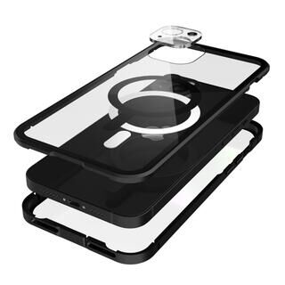 iPhone 14 Plus(6.7インチ) ケース Monolith Magnetica Magsafe対応前面ゴリラガラス+アルミバンパー ブラック iPhone 14 Plus