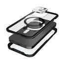 Monolith Magnetica Pro Magsafe対応両面ゴリラガラス+アルミバンパー ブラック iPhone 14 Pro